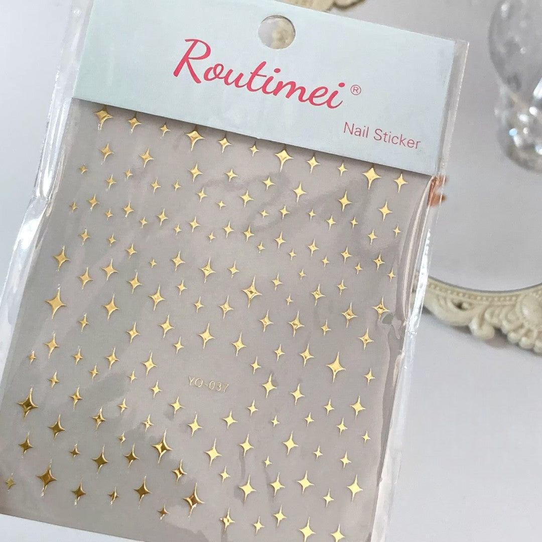 CNBS Nail Stickers Diamond Stars, nail decals​, decals for nails, amazon nail decals
