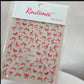 CNBS Nail Stickers Red Bows, nail decals​, decals for nails, amazon nail decals