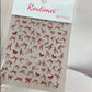 CNBS Nail Stickers Red Bows, nail decals​, decals for nails, amazon nail decals