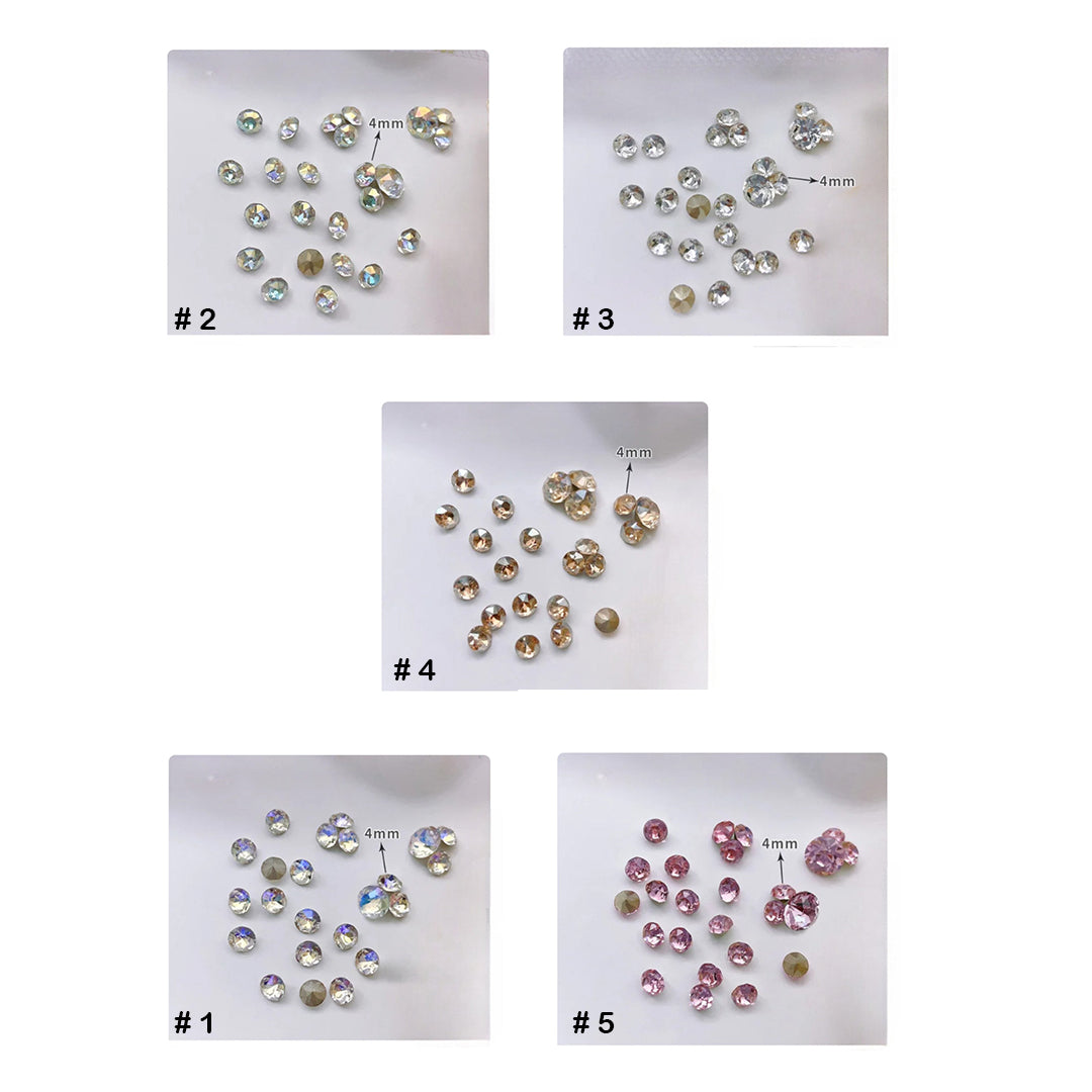 Rhinestones, nail gem, diamonds