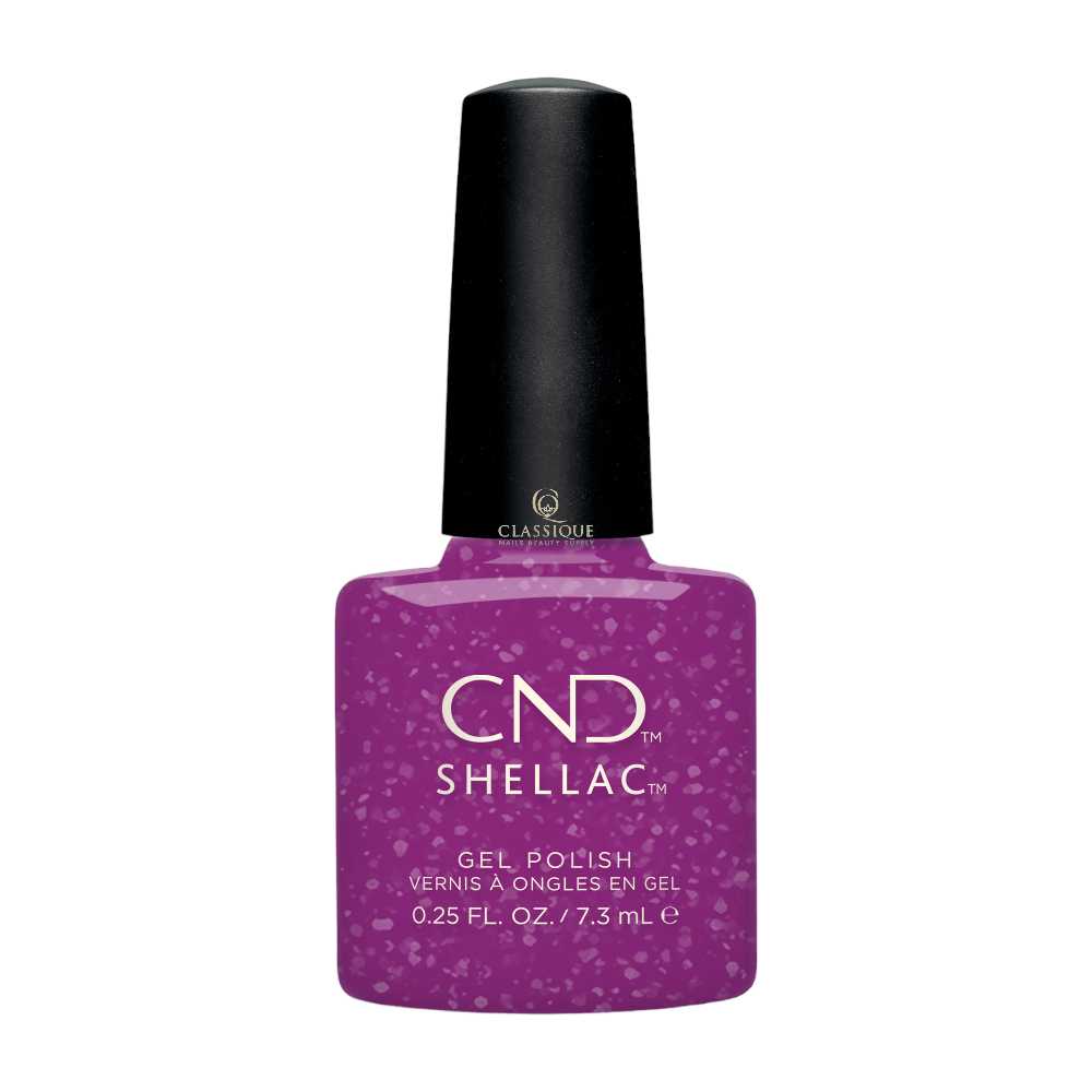 shellac nail polish, cnd all the rage, CND Shellac Nail Polish 0.25oz All The Rage, Shimmer Purple Gel Nail Polish