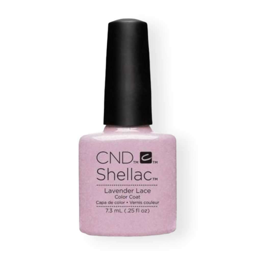 cnd shellac 025oz  lavender lace classique nails beauty supply inc