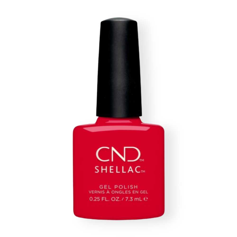 CND Shellac 0.25oz Liberte, red shades