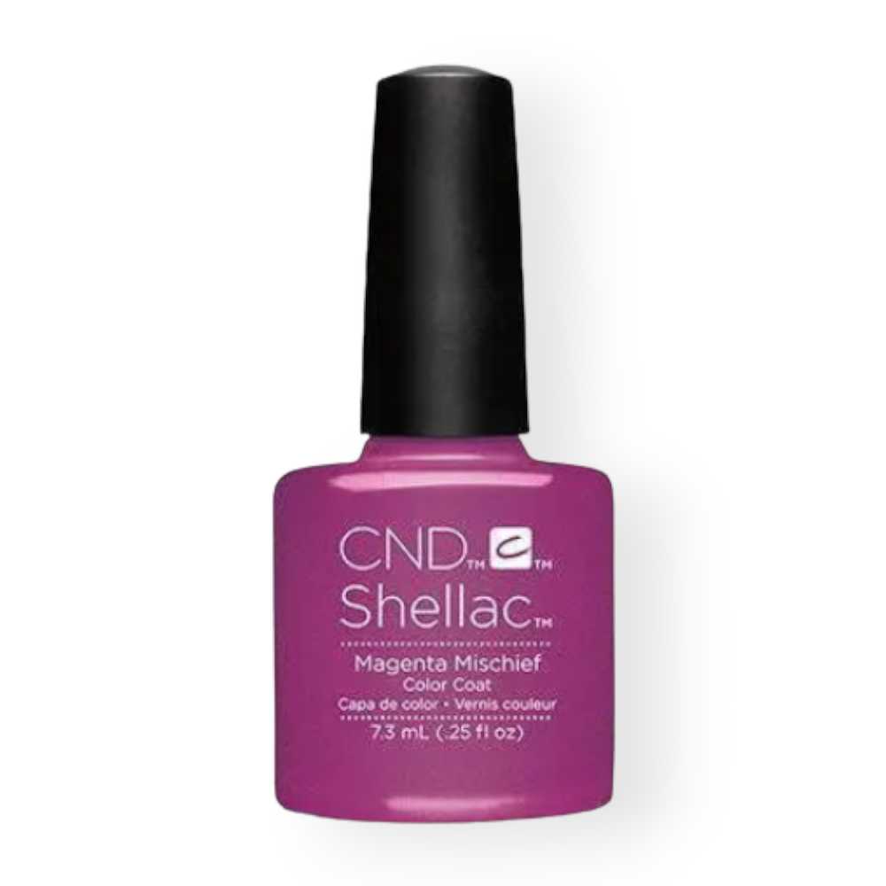 CND Shellac 0.25oz - Magenta Mischief Classique Nails Beauty Supply Inc.