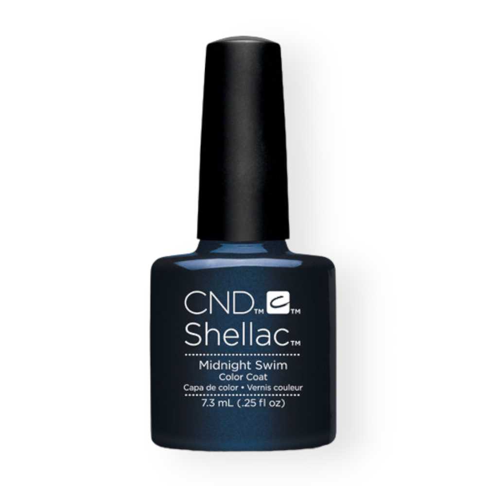 CND Shellac 0.25oz - Midnight Swim Classique Nails Beauty Supply Inc.