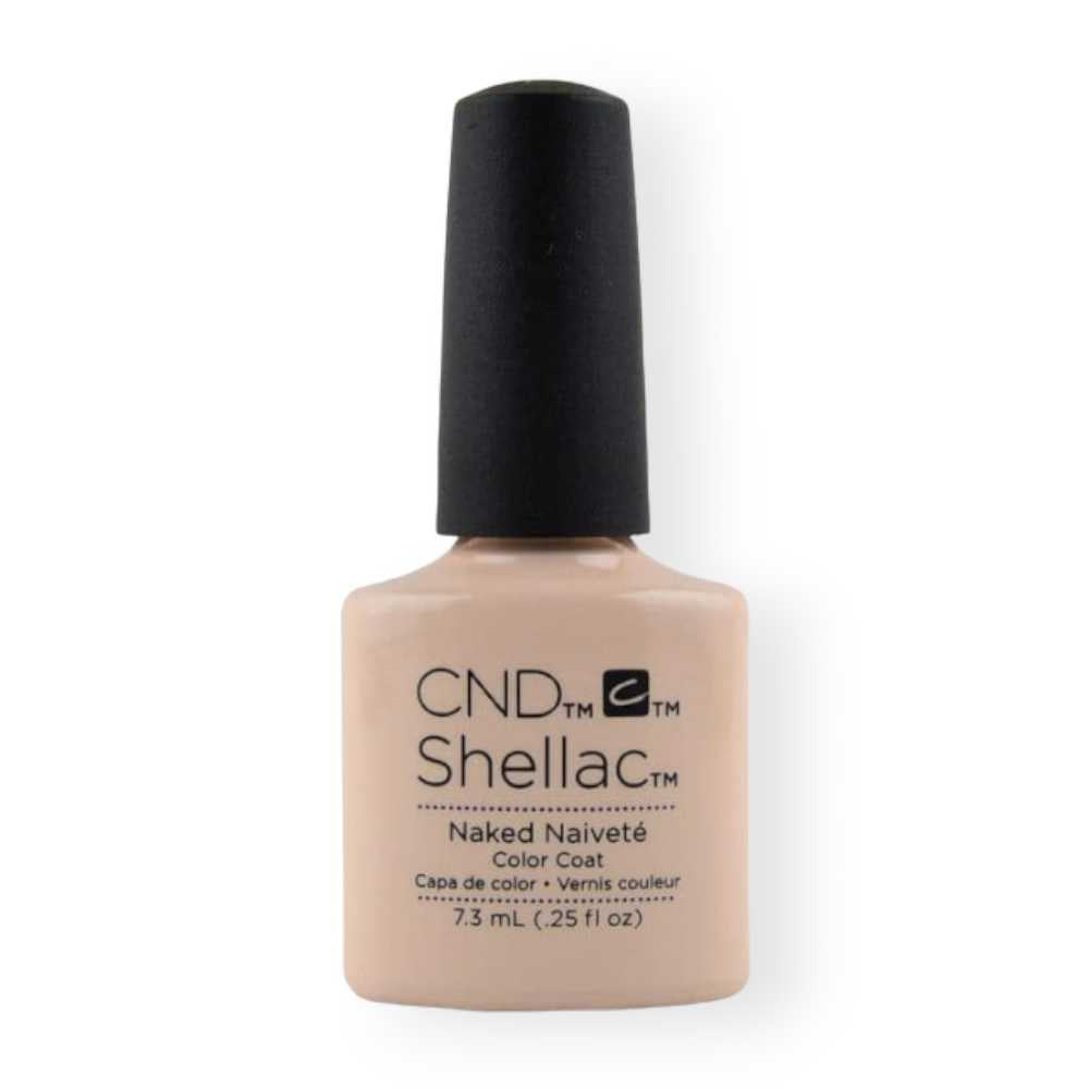CND Shellac Naked tan Naivete Classique Nails Beauty Supply