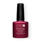 short red nails, CND Shellac Red Baroness