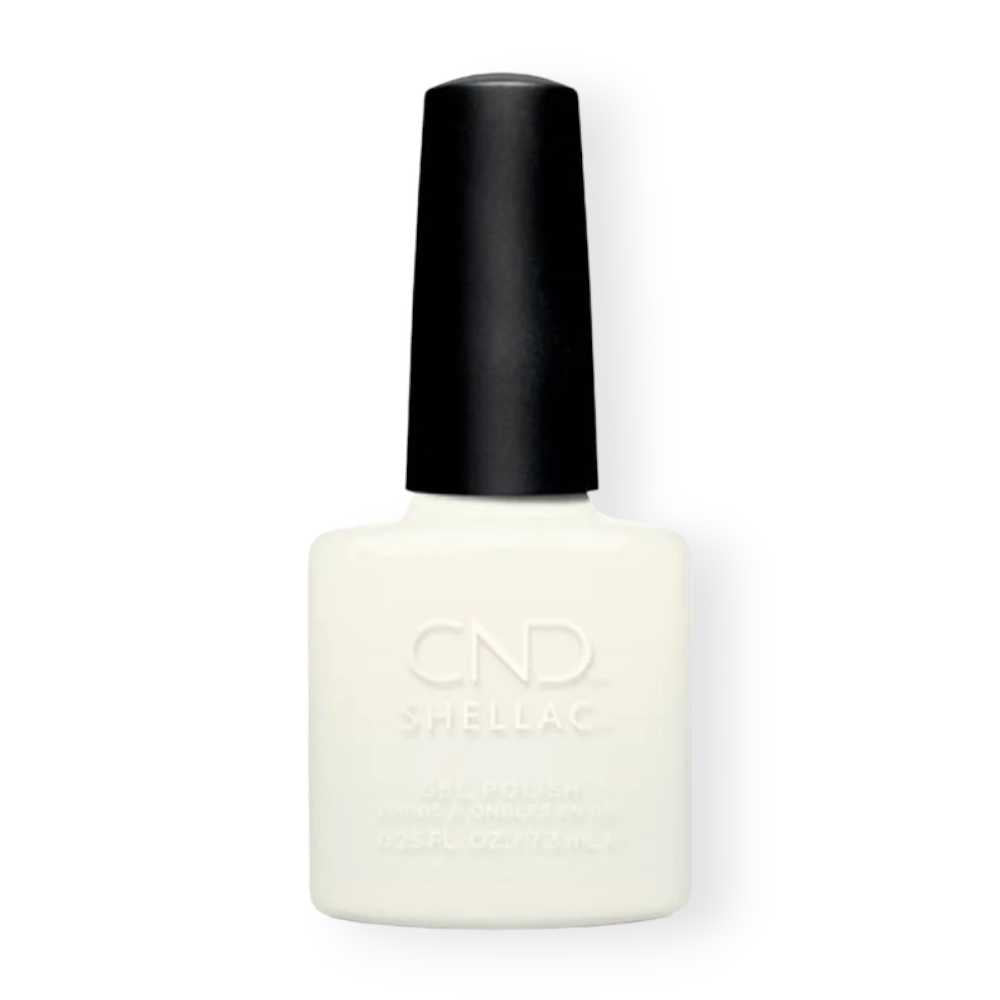 CND Shellac White Wedding nail, Classique Nails Beauty Supply
