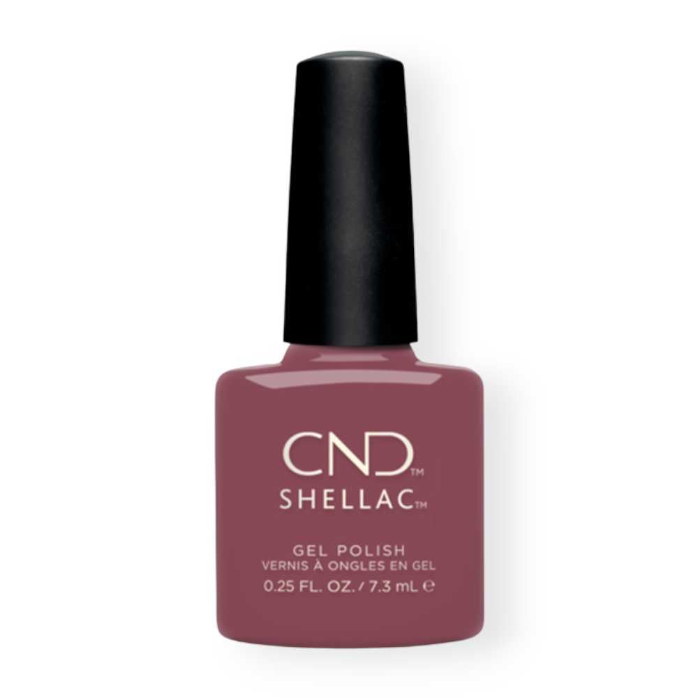 CND Shellac Wooded Bliss, winter shellac nails