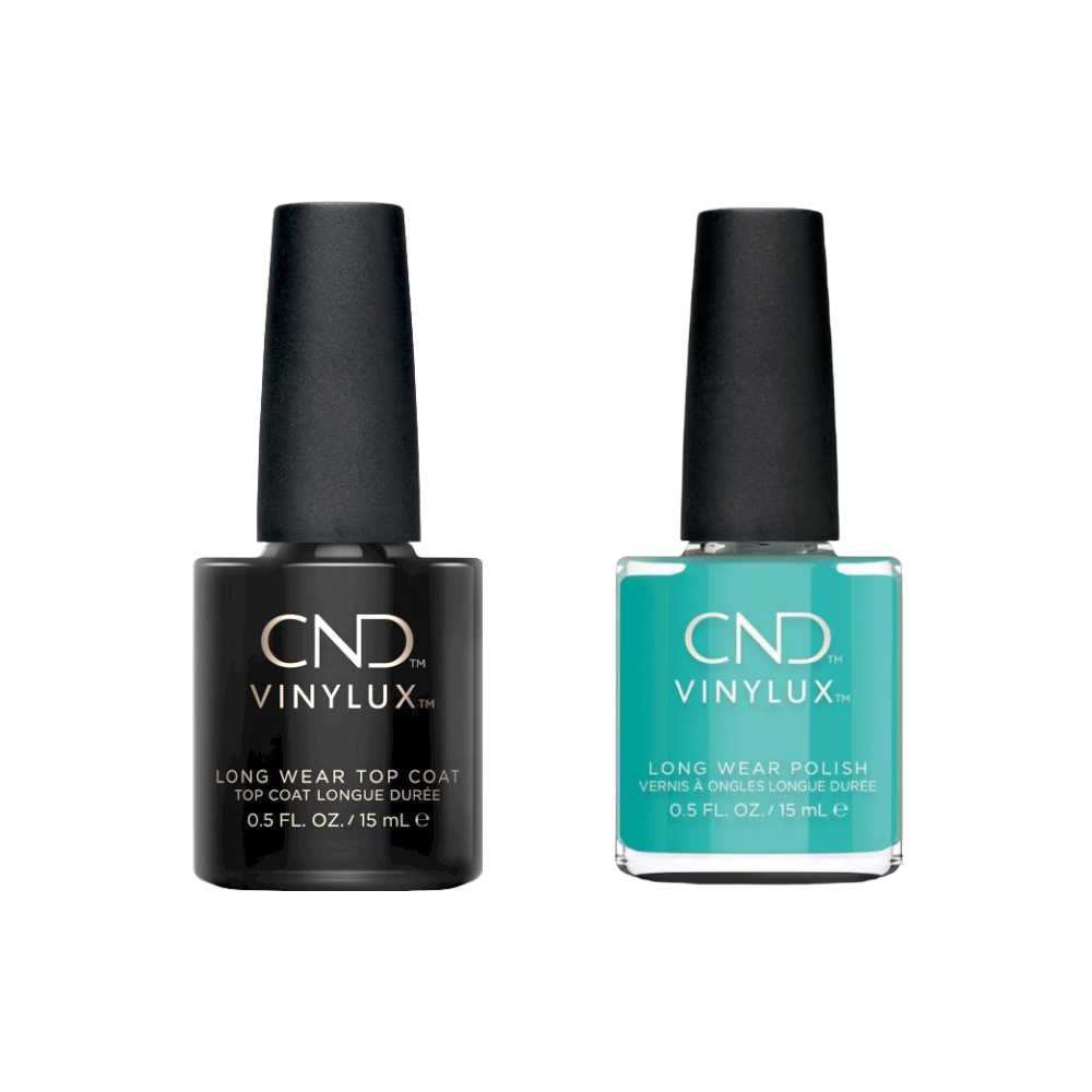 CND Vinylux Oceanside, green colour nail polish