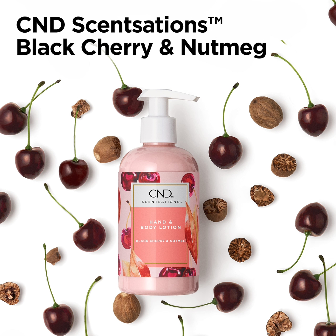 CND Scentsations Lotion 8.3oz - Black Cherry & Nutmeg