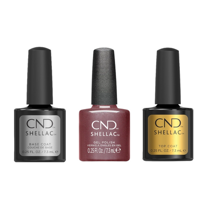 CND Shellac 0.25oz - Top, Base & Colour Trio "Magical Botany Holiday 2023 Collection"