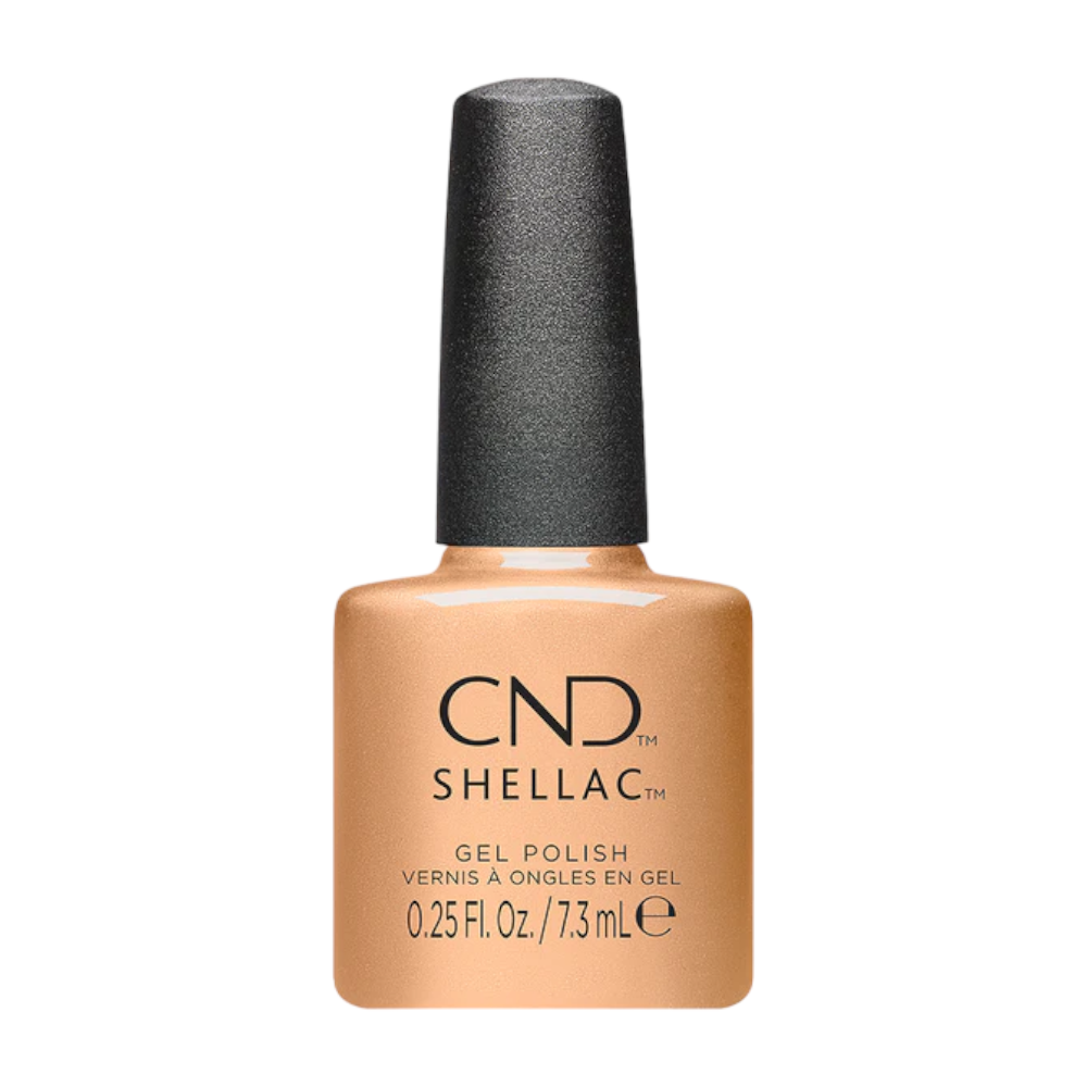 CND Shellac 0.25oz, It's Getting Golder chrome nails 