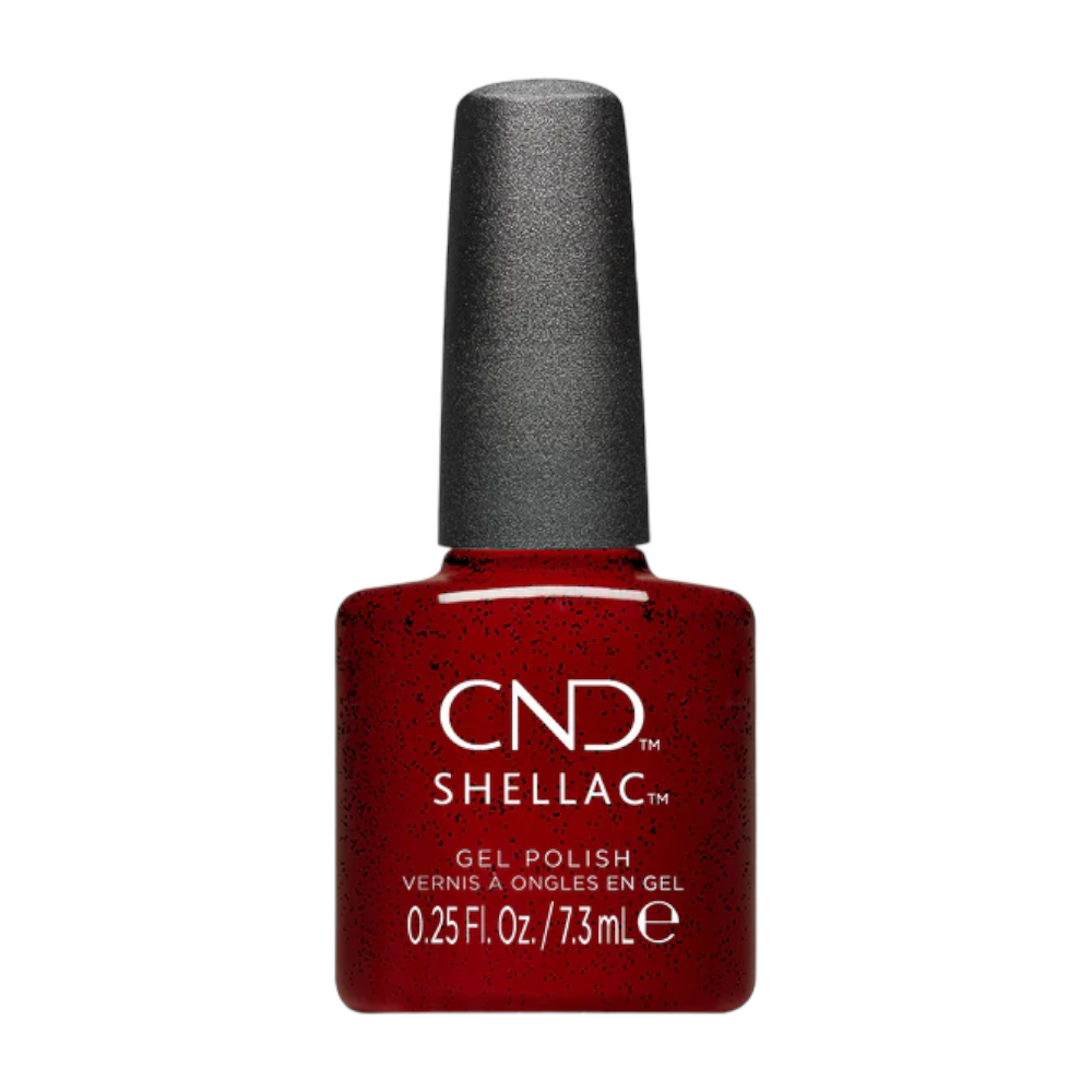 cnd shellac needles and red, fall collection
