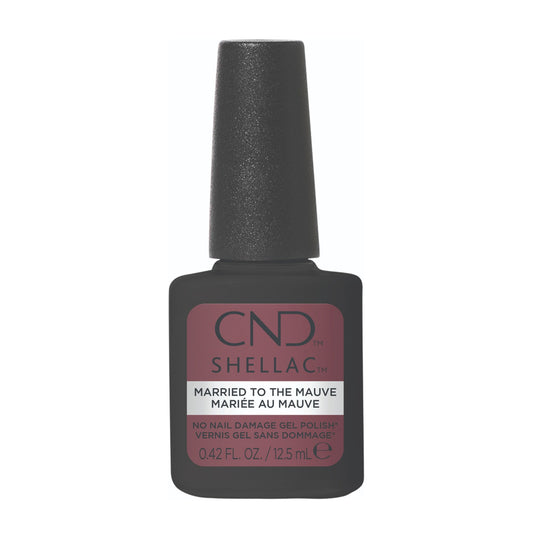 CND Shellac (HEMA/TPO-Free) - Married To The Mauve #129 (0.42oz)