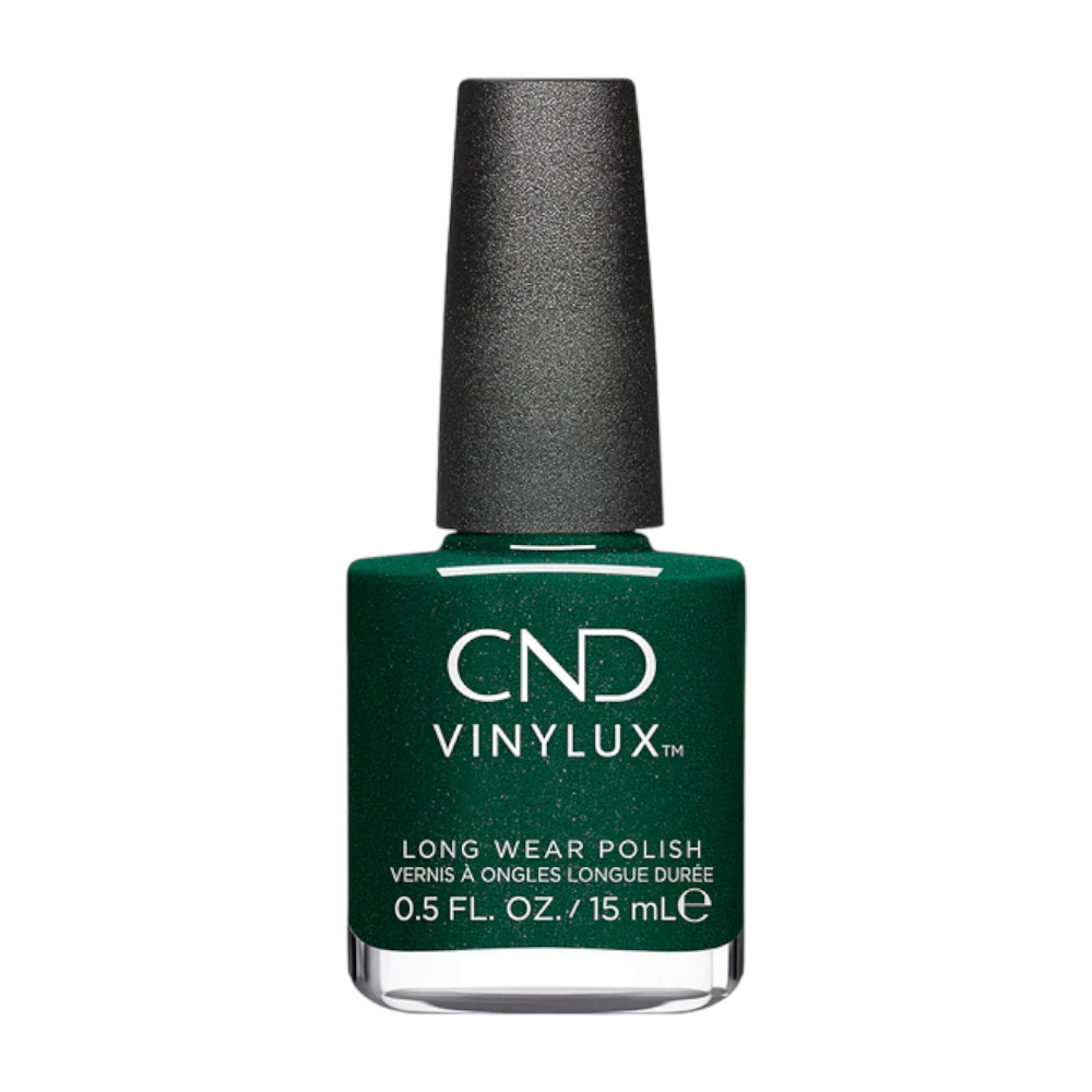 CND Vinylux 455 Forevergreen fall nails