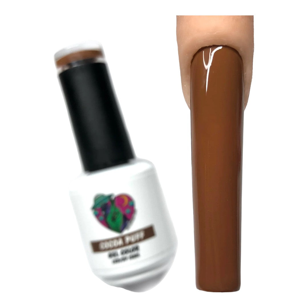 Cruelty Free Gel Polish - Cocoa Puff | Nailz By Dev Canada, simple nail art red