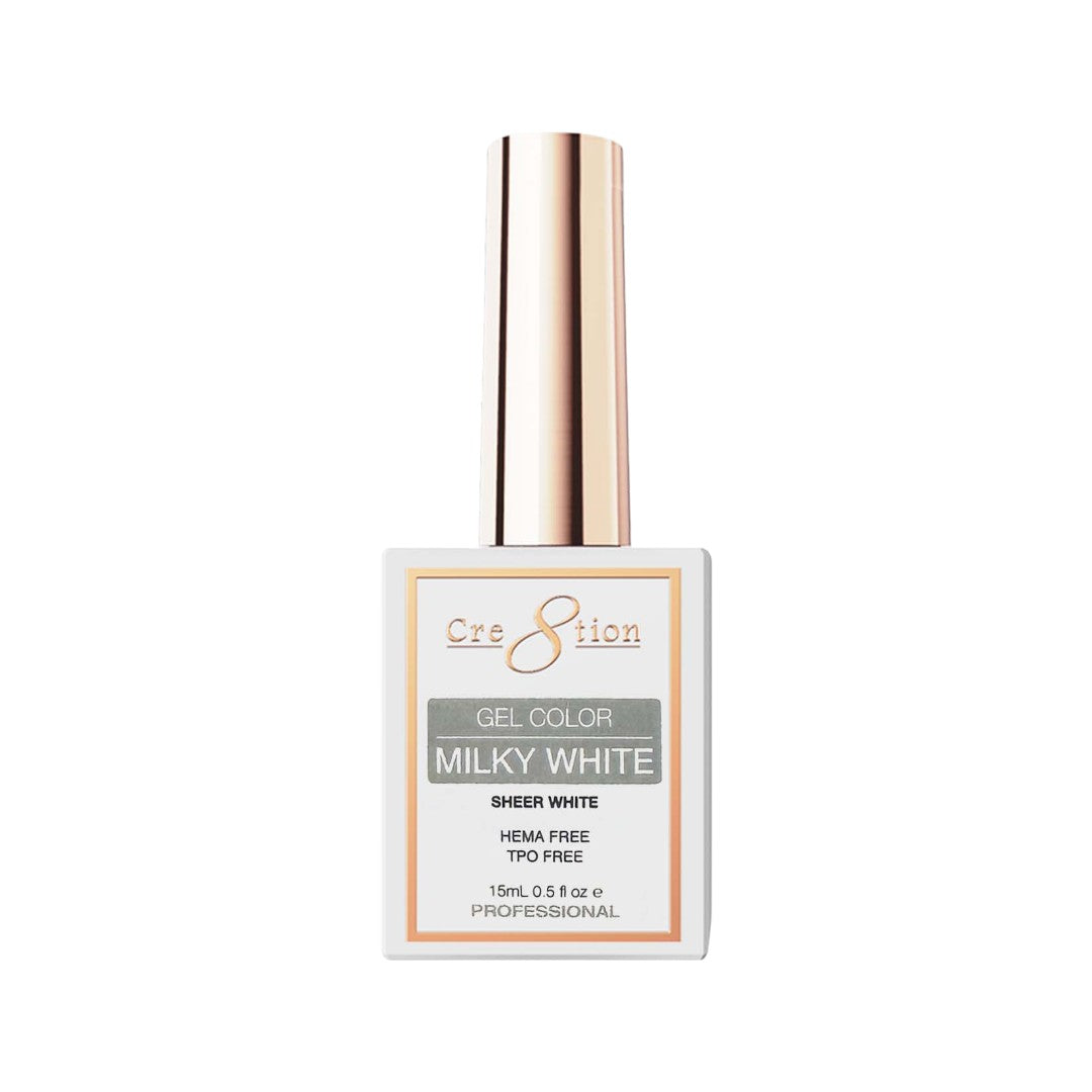 Cre8tion Gel Colour - Milky White 0.5Oz