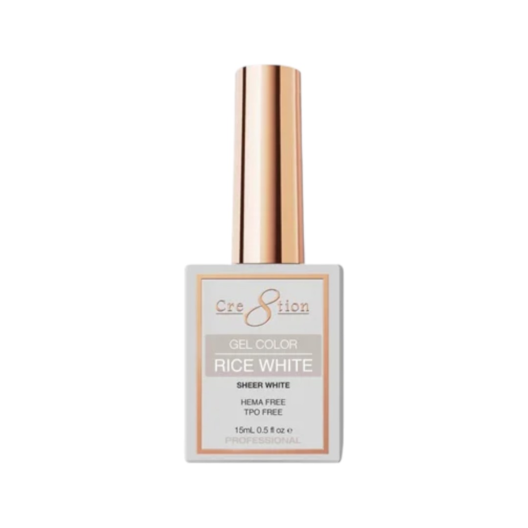 Cre8tion Gel Colour - Rice White 0.5Oz