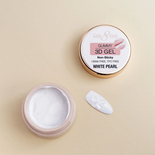 Cre8tion Gummy Gel - White Pearl (1oz)