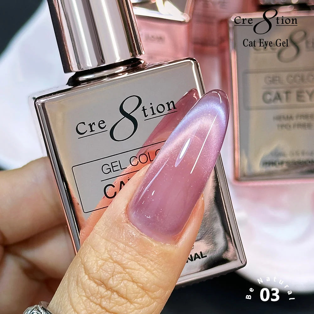 Cre8tion (HEMA/TPO-Free) Cat Eye Gel Polish - Be Natural #03