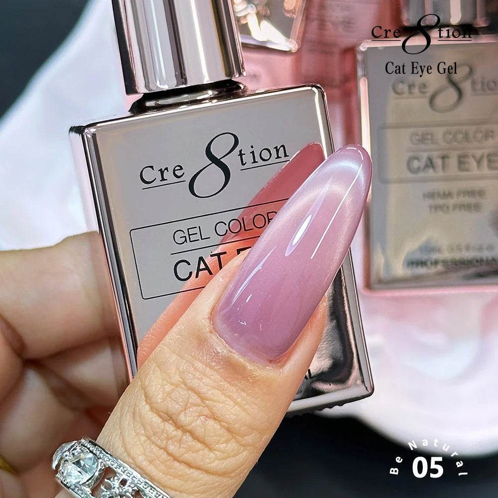Cre8tion (HEMA/TPO-Free) Cat Eye Gel Polish - Be Natural #05