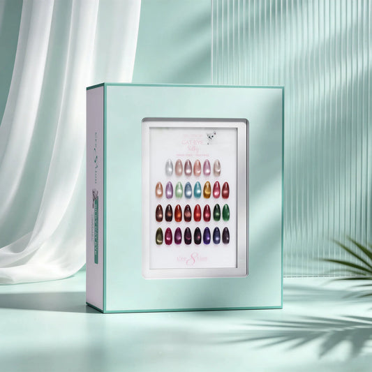 Cre8tion (HEMA/TPO-Free) Cat Eye Gel Polish - Silky Collection (30pcs)