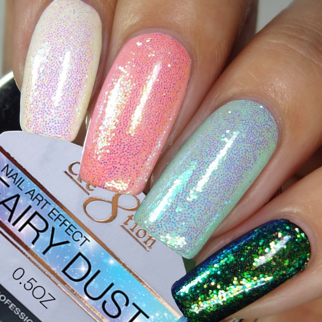Cre8tion Nail Art Effect Fairy Dust, chrome nail art