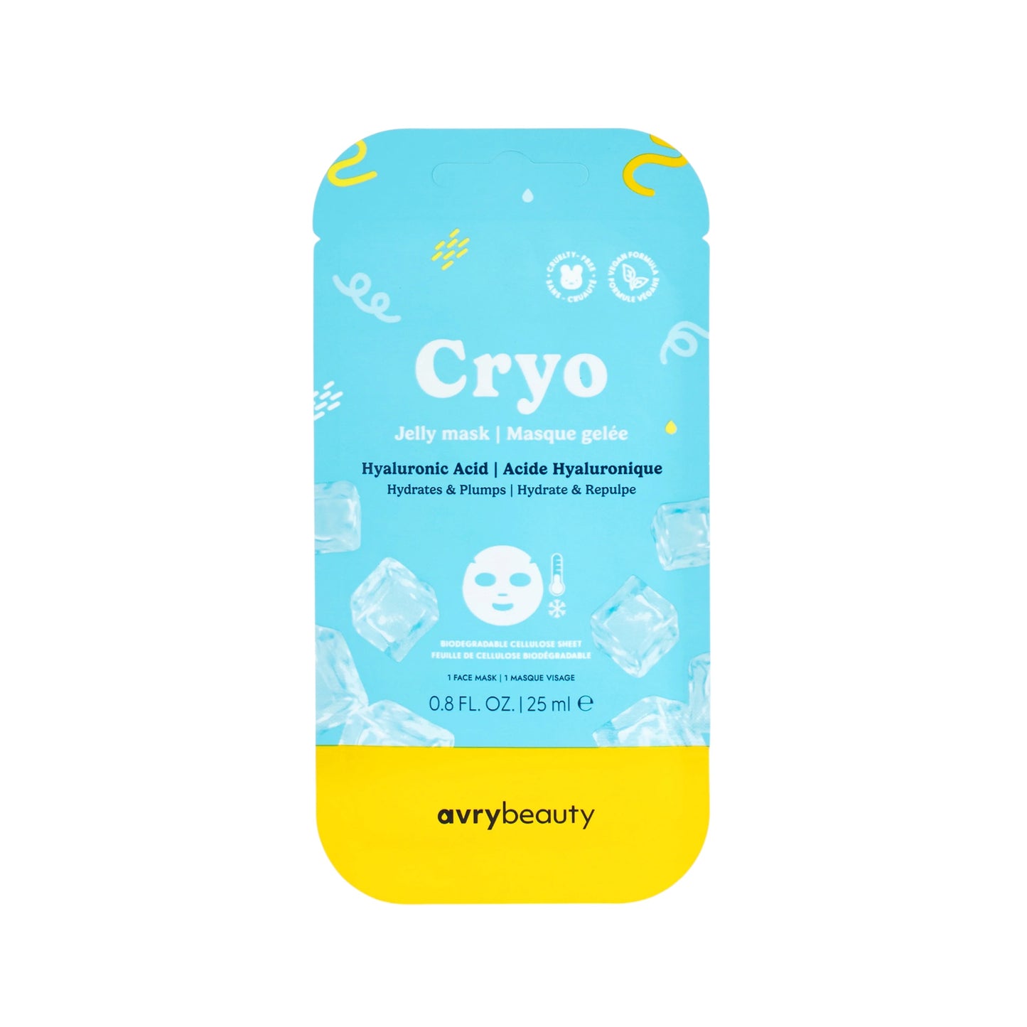 Avrybeauty Cryo Jelly Mask - Hyaluronic Acid