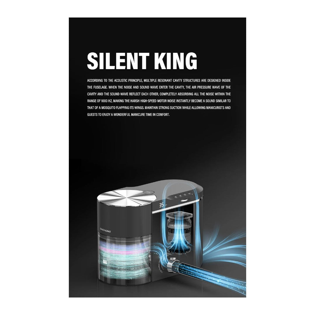 DAICHONG All-in-One Nail Drill with Vacuum, nail drill machine, dust collector, nail drill machine professional, professional nail drill machine​, dust collector​, nail dust collector​, dust collector canada​, home depot dust collector​