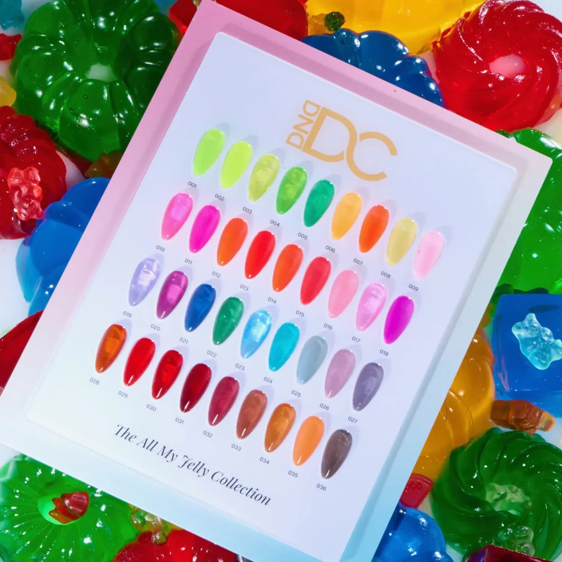 DND DC Jelly Gel & Lacquer Duo - All My Jelly Collection (36pcs)