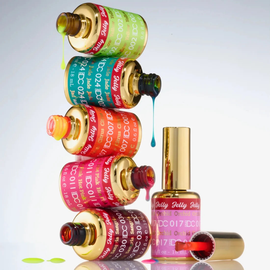 DND DC Jelly Gel & Lacquer Duo - All My Jelly Collection (36pcs)