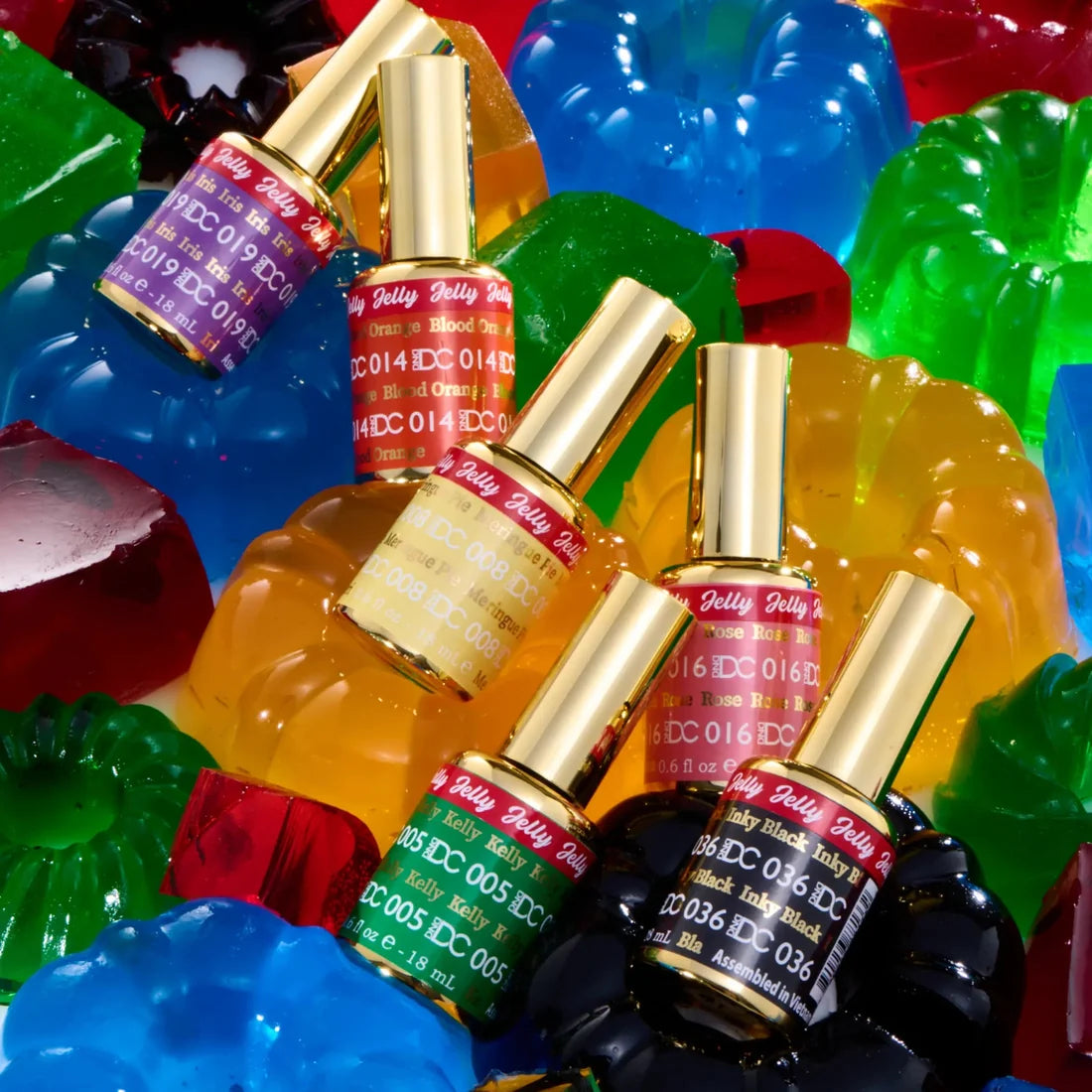 DND DC Jelly Gel & Lacquer Duo - All My Jelly Collection (36pcs)