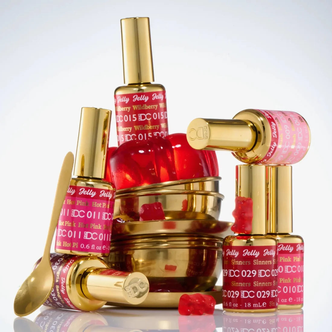 DND DC Jelly Gel & Lacquer Duo - All My Jelly Collection (36pcs)