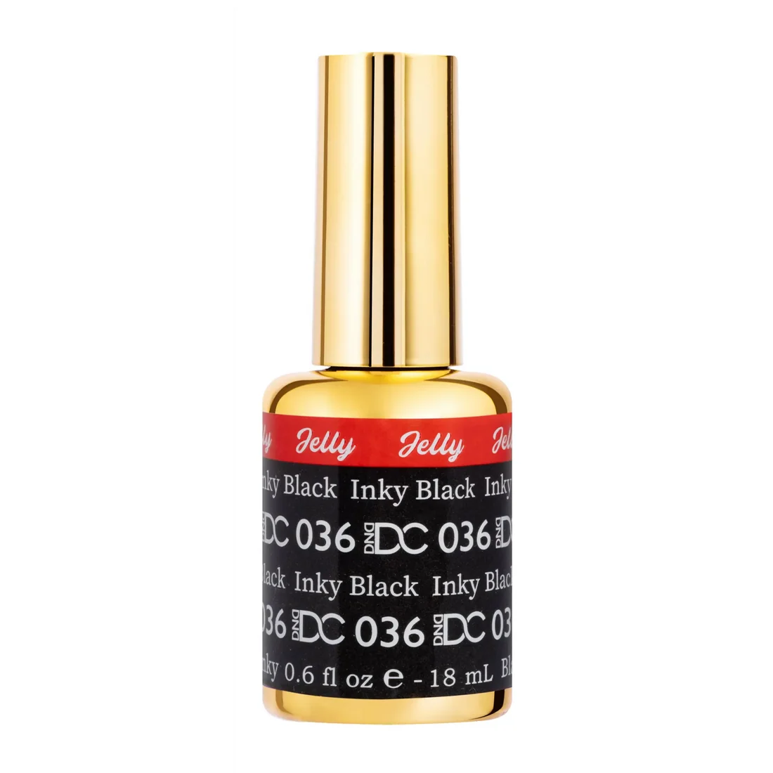 DND DC Jelly Gel & Lacquer Duo - Inky Black #036