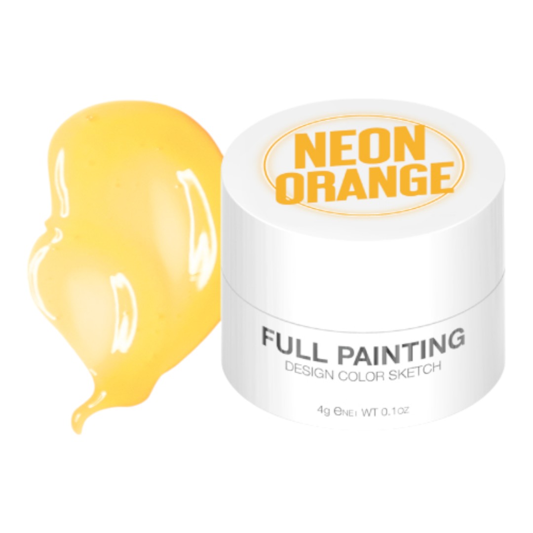 DGEL Neon Jelly Syrup Gel Polish NJ01 Orange