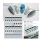 fingernail stickers, art nail stickers, CNBS Nail Stickers, Decals for Nails Fashion Brands