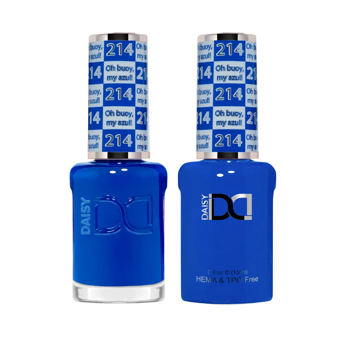 DND (HEMA/TPO-Free) Gel & Lacquer Duo - Oh Buoy, My Azul! #214