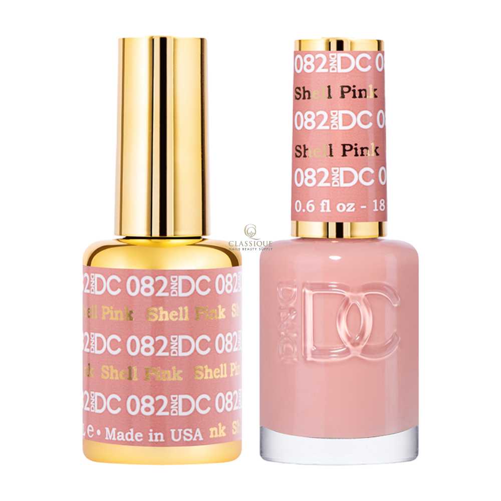 DND Gel Polish & Lacquer, 082  Shell Pink