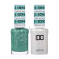 dnd duo 513 is green glitter gel polish classique nails beauty supply