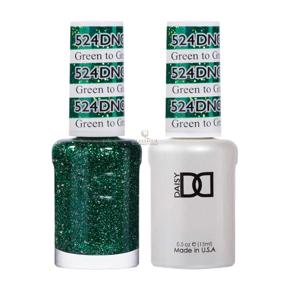 DND Gel Polish & Lacquer, 524  Green To Green
