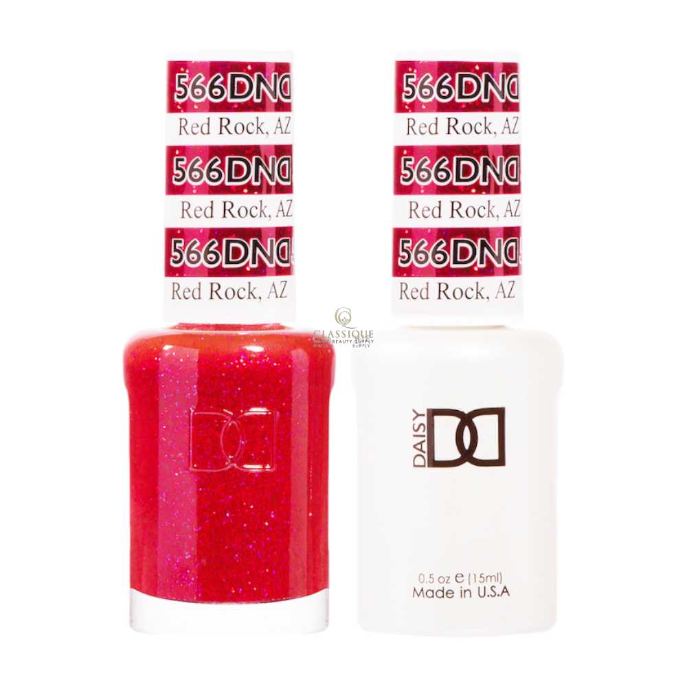 DND Gel Polish & Lacquer, 566 Red Rock