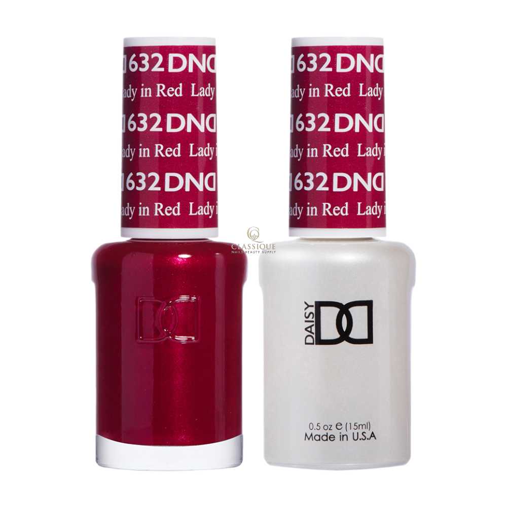 DND Gel Polish & Lacquer, 632 Lady In Red