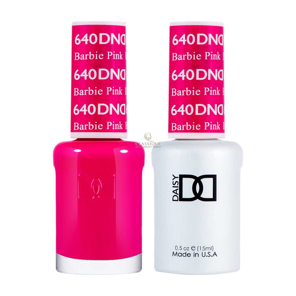 DND Gel Polish & Lacquer, 640 Barbie Pink