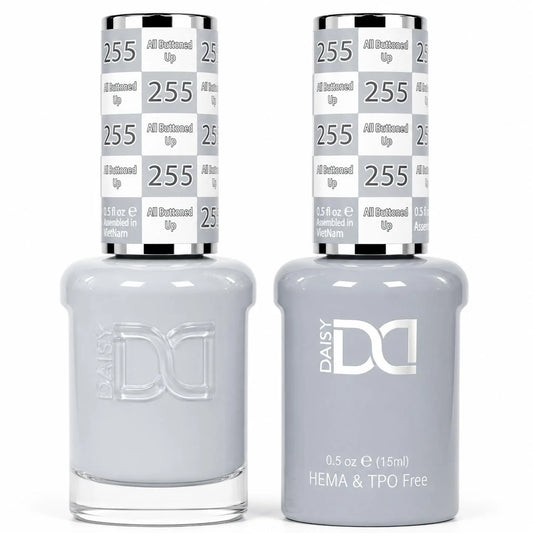 DND (HEMA/TPO-Free) Gel & Lacquer Duo - All Buttoned Up #255