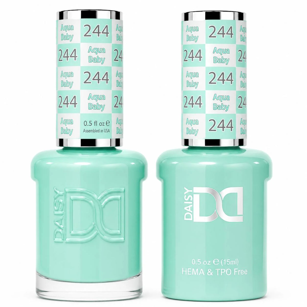DND (HEMA/TPO-Free) Gel & Lacquer Duo - Aqua Baby #244