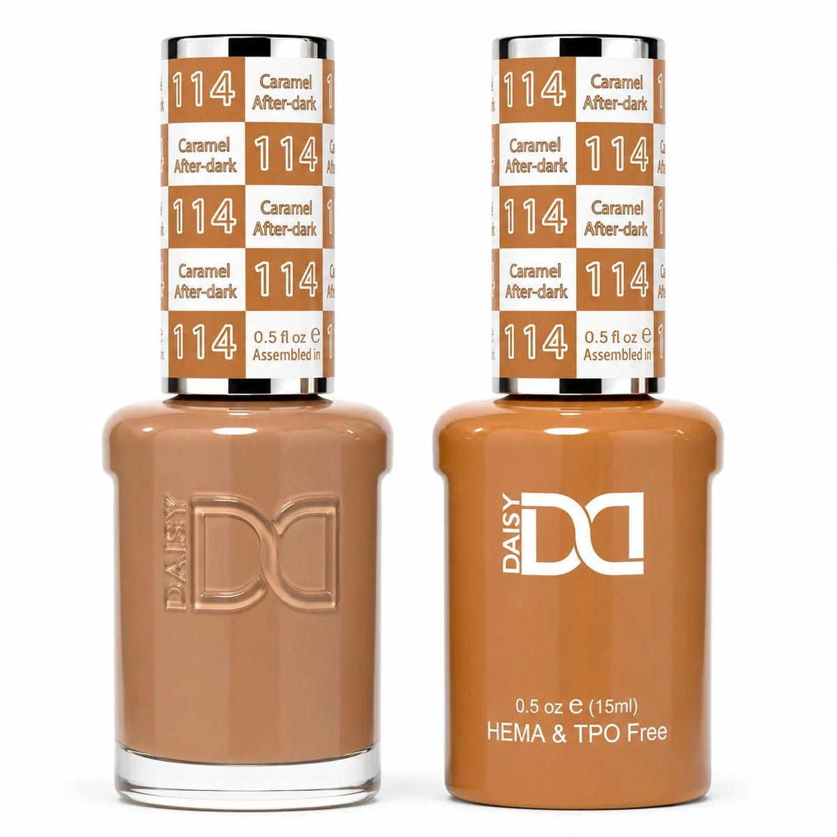 DND (HEMA/TPO-Free) Gel & Lacquer Duo - Caramel Afterdark #114
