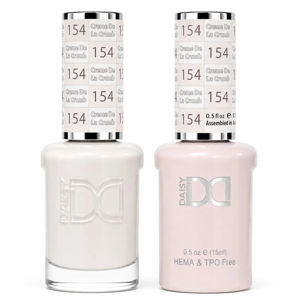 DND (HEMA/TPO-Free) Gel & Lacquer Duo - Creme De la Crumb #154