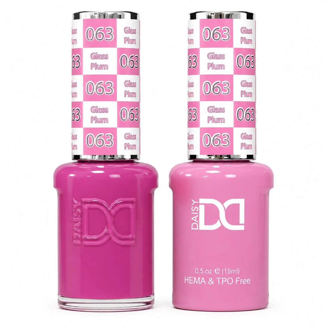 DND (HEMA/TPO-Free) Gel & Lacquer Duo - Glass Plum #063