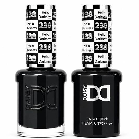 DND (HEMA/TPO-Free) Gel & Lacquer Duo - Hello Darkness #238